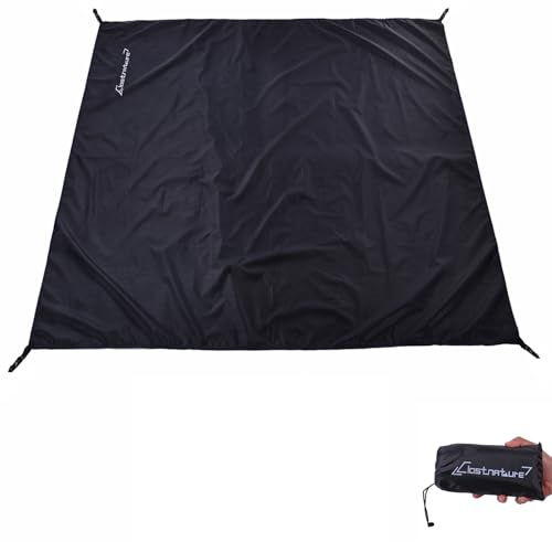 Clostnature Zeltunterlage – Wasserdichter Zeltboden, 1–6 Personen Zeltbodenunterlage, Dauerhaft Zeltteppich Schoner, Ultraleicht Zeltplane für Camping, Strand, Wandern