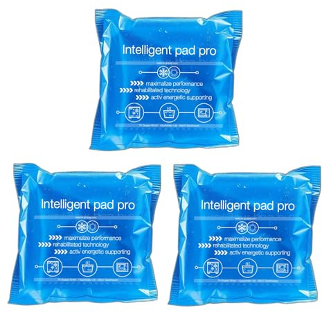 3er Set Kühlpacks Kühlpads - MADE IN GERMANY - 15x15 cm - Kalt & Warm Kompresse - Prellungen & Insektenstiche & Schmerzen Gel Kühlkissen & Kühlakku