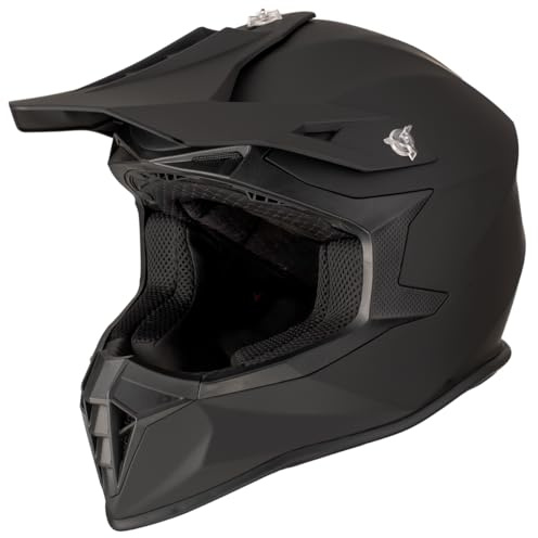 VINZ Luis Motocross Helm | Motorradhelm ECE 22.06 | Crosshelm für Damen & Herren | Downhill / Full-Face BMX MTB | In Gr. XS-XXL