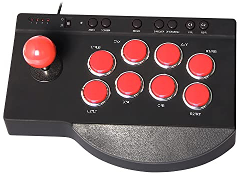 SUBSONIC - Arcade-Joystick, kompatibel mit PS4, Xbox Serie X/S, Xbox One, PC, PS3.