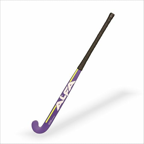ALFA Y-30 Hockeyschläger | 10% Carbon | Leicht & Langlebig | Extra niedriger Bogen | Ideal für Präzision & Kontrolle
