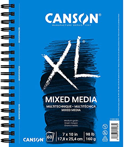 XL Mix Media Zeichenblock für Mischtechnik, 0, 7 x 10