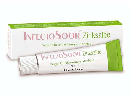 InfectoSoor Zinksalbe gegen Pilzerkrankungen der Haut, 30 g Salbe