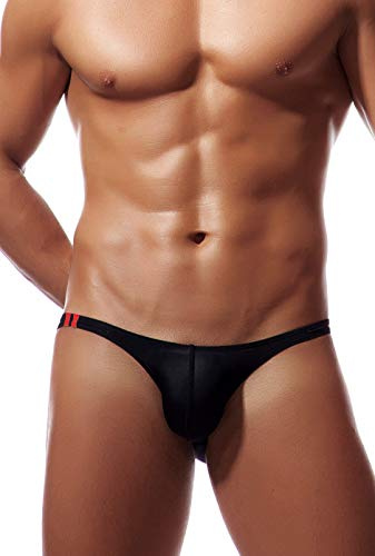 Newsywell Herren Niedrige Taille Bikini Eisseide Slim Fit Slip Unterwäsche
