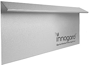 innogard 6028-001 – Schneckenzaun Typ 2 – Metall feuerverzinkt – Seitenteil 25 x 0,05 cm, 1 Stück – Länge 0,5 m