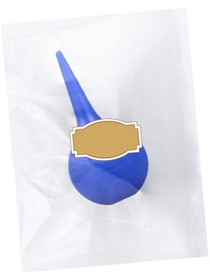 EXCEART Ohr Birne 75Ml Ohr Wasch Gummi Saug Sucker Squeeze Ball Ohrenschmalz Entferner für Home Labor (Blau)