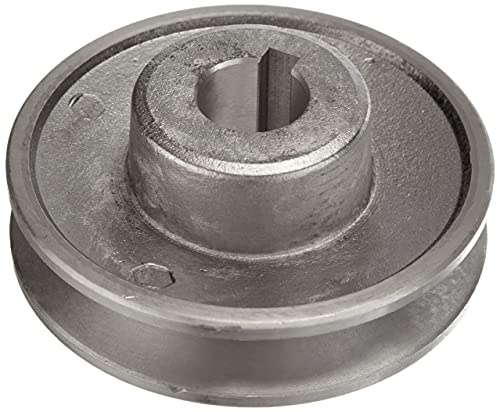 Ribitech 01639 Riemenscheibe aus Aluminium, Durchmesser 80 mm