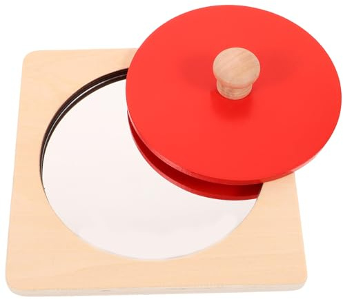 jojofuny Montessori Spiegel Lustiges: Montessori Baby Spiegel Puzzle Lernspielzeug Für Babys 6-12 Monate - Geschenkideen Für Kleinkind-Vorschule