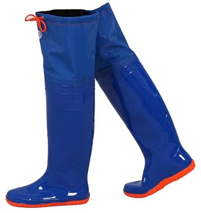 JCWGLY Watstiefel Leichte Wathose Für Angeln Und Jagen, 60 cm Hohe Watstiefel Mit Rutschfester Sohle, Wasserdicht Hält Warm(43 EU)
