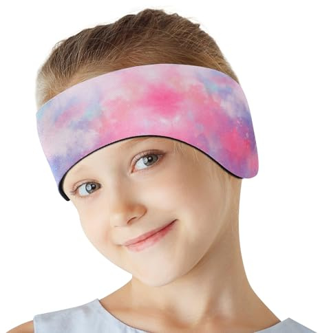 HeySplash Kinder Schwimmstirnband, Elastisches Neopren Ohrenschutz | Hoch elastisches Neopren Stirnband mit Klettverschluss, hält Wasser draußen und sichert Ohrstöpsel beim Schwimmen und Baden