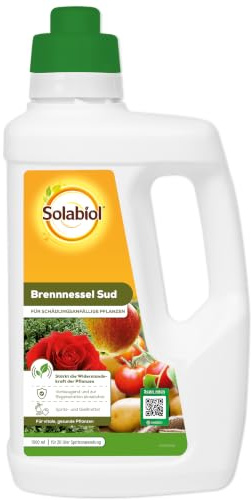 Solabiol Brennnessel Sud, biologisches Pflanzenstärkungsmittel zur Kräftigung und Stärkung schädlingsanfälliger Pflanzen, 1 Liter