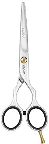JAGUAR Haarschere PRE STYLE ERGO 5.5 | klassische Griffstellung | hochwertiger Solinger Spezialstahl SOLINOX | Friseurschere im Classic-Design | Mikroverzahnung | mattiert | Made in Germany