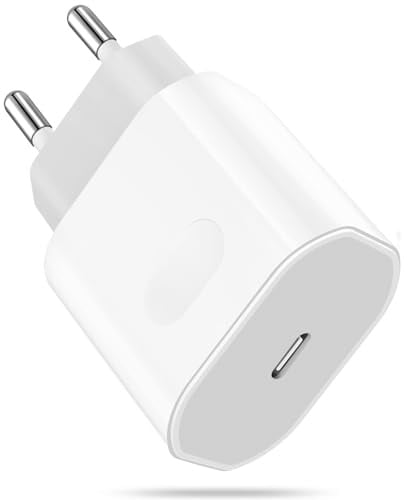 iPhone Ladegerät,20W USB C Ladegerät für iPhone 17 16 16e 15 14 13 12 11,Power Adapter USB C Stecker Ladestecker Schnellladegerät USB c Netzteil für iPhone 17 16 15 Pro/Pro Max/Plus/14 13 12 pro max