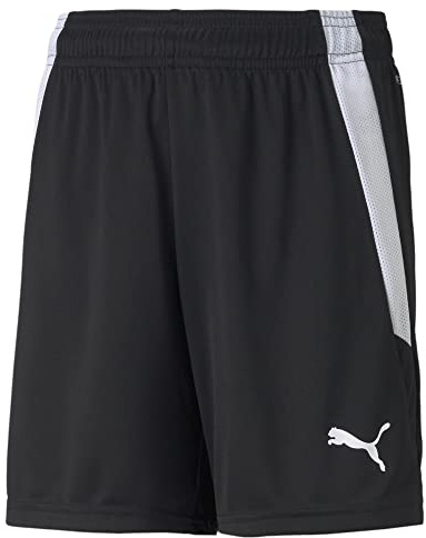 PUMA Unisex Kinder Teamliga Jr Shorts, Puma Black-puma White, 152 EU
