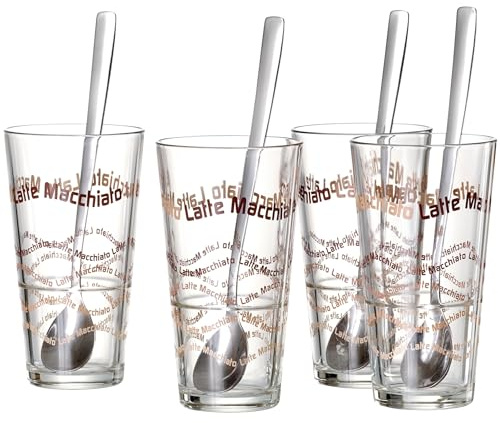 Ritzenhoff & Breker Latte Macchiato Gläser-Set Sana | 8-teilig | 370 ml