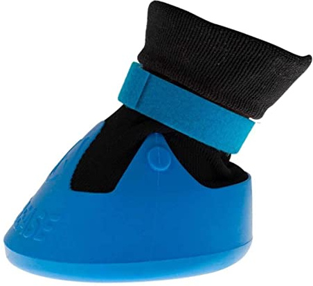 Kerbl Tubbease, Behandlungsschuh Pferdehufe, Hufverletzung Strahlfäule, Blau, L