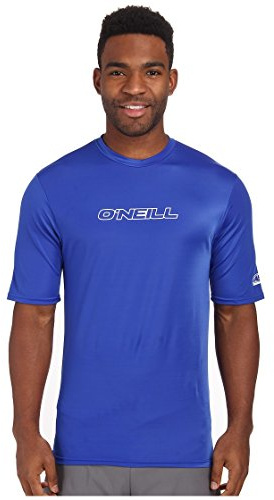 O'NEILL Herren Basic Skins UPF 50+ Kurzarm-Sonnenhemd, Pacific, Größe L
