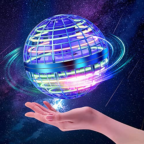ASORT Hover Fliegender Ball, Flying Orbi Schwebender Ball Spielzeug (Blau) | Magic Flugball Für Kinder, Boomerang Hoverball, Geschenke Für 6, 7, 8, 9, 10, 11, 12 Jungen Mädchen Indoor Outdoor