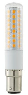 LED Stablampen-Retrofit ECOLUX, B15d, 8W 2700K 1055lm 320°, dimmbar, klar