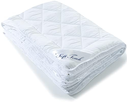 aqua-textil 4 Jahreszeiten Bettdecke 150x220cm Decken zusammengeknöpft Winter 950g Sommer 750g klimaregulierend Oeko-TEX