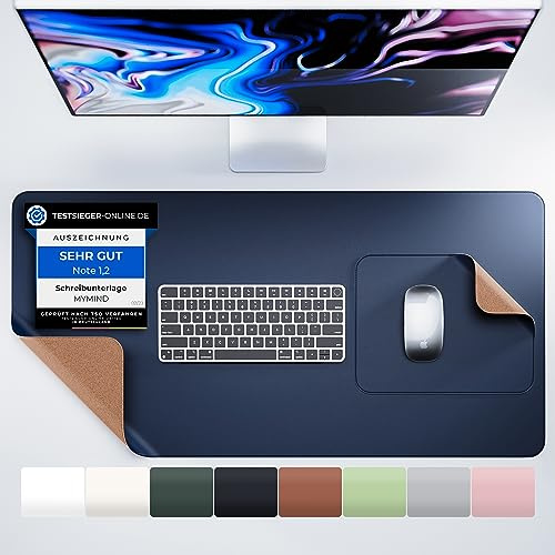 Schreibtischunterlage 2-er Set Rutschfest Schreibtisch Unterlage 80x40cm | Schreibtischunterlage rutschfest – ideale Tischunterlage & Schreibunterlage für Büro, Homeoffice & Schreibtisch