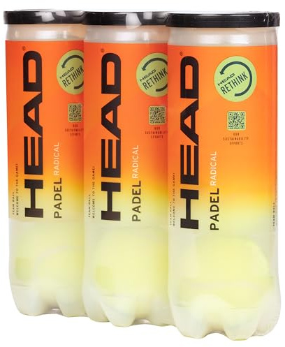 HEAD Padel Radical Padel Bälle - Amazon Exclusive 3 x 3B