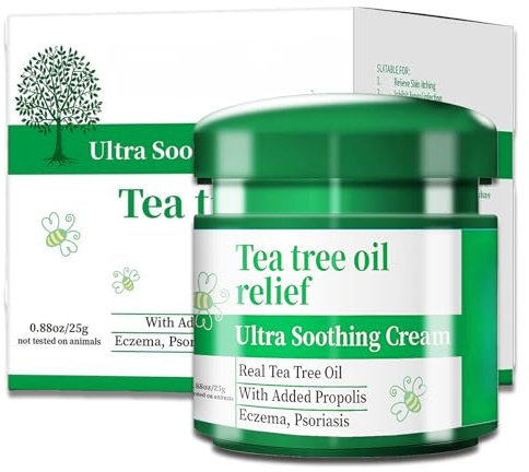 25g Eczema Creme, Beruhigende Hautcreme, Tägliche Pflegelotion für Haut, Beruhigt & spendet Feuchtigkeit, Leichte Textur