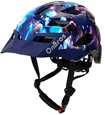 OnBros Fahrradhelm Kinder, Mädchen und Jungen Helm Kinder für 5-13 Jahre Kinderfahrradhelm mit Visier Fahrrad Helm Kind 50-57CM für Skateboarding Scootering und Radfahren