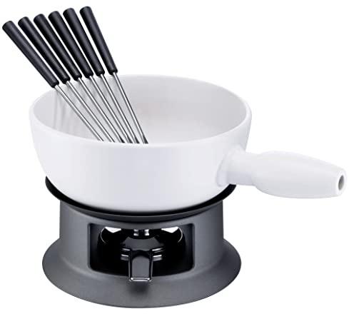 Schulte-Ufer 1692 Käse-Fondue Tessin, 20, cm, weiß, Edelstahloptik