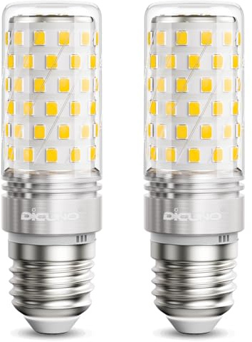 DiCUNO E27 LED Maiskolben, 10W ersetzt 130W, Neutralweiß 4000K, 2er Pack | E27 LED Mais Glühbirne 230V, 1400lm, CRI 82, 360° Abstrahlwinkel, nicht dimmbar, kein Flackern, Leuchtmittel für Wandleuchte