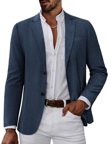 PJ PAUL JONES Herren Sakko Sportlich Regular Fit Freizeit Blazer Modern Freizeit Business Anzugjacke
