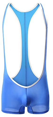 QiaTi Herren Unterwäsche Mesh Breathable Athletic Supporters Slim Fit Jumpsuit…