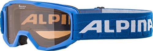 ALPINA PINEY Kinderskibrille | Rutschfester Sitz - beschlagfrei - optimale Belüftung - ideal für Ski & Snowboard