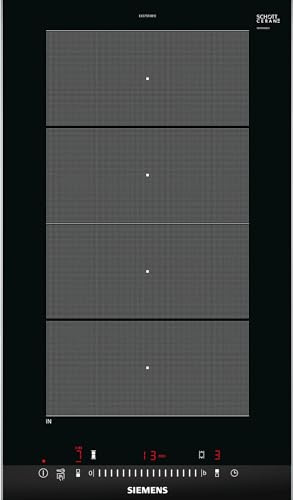Siemens EX375FXB1E IQ 700 Domino-Induktionskochfeld, 30 cm breit, varioInduktion freie Platzwahl, powerMove Plus voreingestellte Leistungsstufen, powerBoost schnelleres Kochen