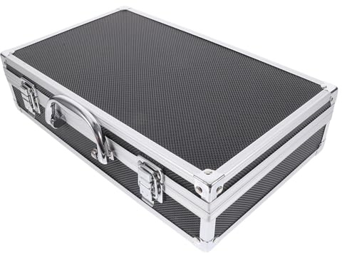 Cabilock Schwarz Mikrofon Koffer Aufbewahrungsbox, für Zwei Handmikrofone