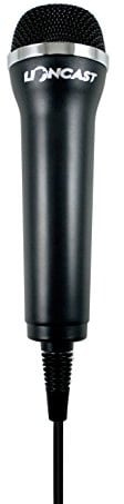 Lioncast® Kabel Mikrofon 2er Set für Nintendo Switch 2, Switch & PS5 – Universal USB Karaoke Mikrofone für Lets Sing, SingStar, The Voice of Germany, Musikspiele, Partyspiele & Gaming Zubehör