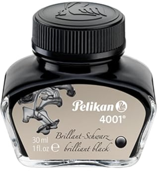 Pelikan Tintenglas 4001, 30 ml, 1 Set, brillant schwarz