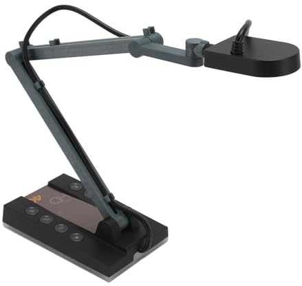 15MP Dokumentenkamera, HDMI 4K 30fps Faltbare Dokumentenkamera, Unterstützt 128G Speicherkarte, für Live-Demo, Webkonferenzen, Fernunterricht, Fernunterricht