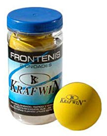 Krafwin Dra 2Ud Frontennis- und Racquetball-Ball, Erwachsene, Unisex, Gelb (Gelb), Einheitsgröße