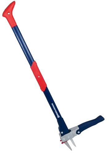 Spear & Jackson 4854WP Mechanischer Unkrautstecher mit langem Griff | Edelstahl-Greifarme, Trittplatte & Auswurfmechanismus zur Unkrautentfernung in Rasen und Garten