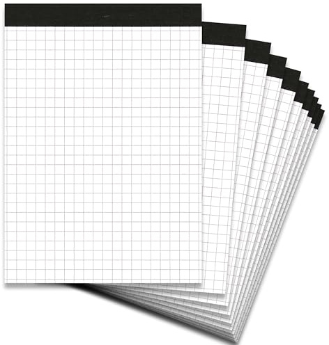 herlitz Notizblock ohne Deckblatt A6 kariert, 50 Blatt, 70 g/m², 10 Stück