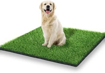 STARROAD-TIM 75 * 110 cm Hundetoiletten Kunstrasen Outdoor Hundeklo für Zuhause Hundetoilette Wohnung Hundetoilette Balkon Wiederverwendbare Trainingsunterlagen für Hunde Rasen Dekoratio