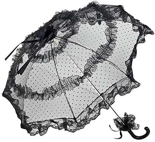 VON LILIENFELD Brautschirm Hochzeitsschirm Damen Klein Accessoire Tüll Salomea
