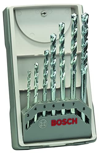 Bosch Accessories Professional 7tlg. Mauerwerkbohrer-Set CYL-1 (für Stein, Ø 3-8 mm, Zubehör für Bohrmaschinen)