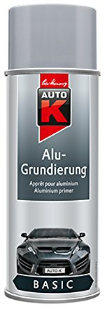AutoK Basic - Alu-Grundierung, 400 ml, grau - Ideal für Aluminium Untergründe