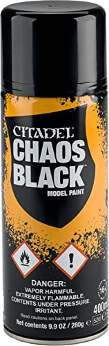 Games Workshop Citadel Chaos Black Primer Grundierspray Grundierung 400ml 62-02