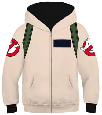 Taeyue Anime Kinder Cosplay 3D Reißverschluss Gedruckt Kapuzen Sweatshirt Halloween Karnevals Anzug L