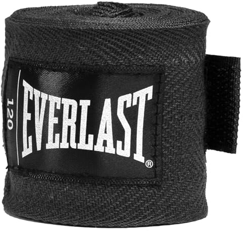 Everlast Unisex-Adult Core Handwraps Hand Wraps, Schwarz, 305 cm EU