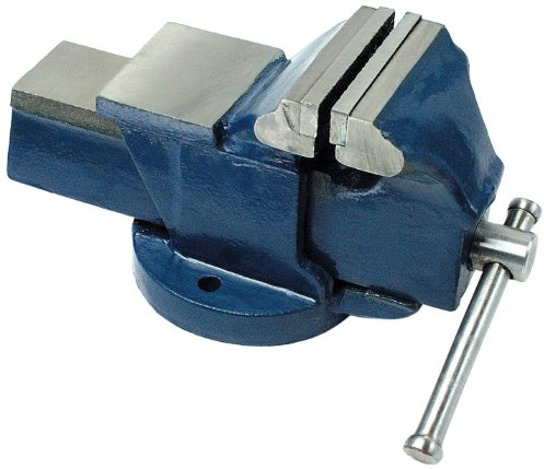 Brüder Mannesmann Industrie-Parallel-Schraubstock 100 mm, Stahlguss, große Ambossfläche, 120 mm Spannweite, austauschbare Backen, komplett montiert, 1 Stück | M 712-100