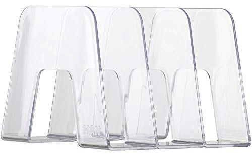 HAN Katalogsammler SORTER – 1 STÜCK, Design-Ikone für das moderne Umfeld. Praktischer Katalogsammler mit 3 Fächerunterteilungen, transparent-glasklar, 16200-23